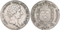 KARL XIV JOHAN (1818-1844). Riksdaler specie 1842