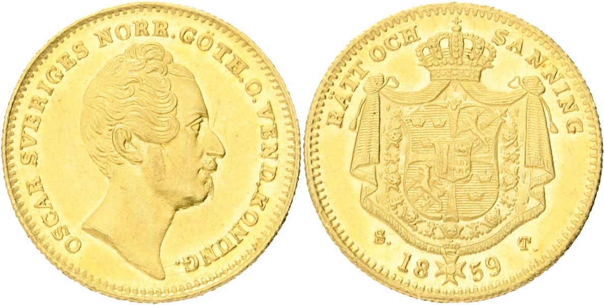 OSKAR I (1844-1859). Dukat 1859