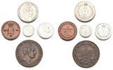 OSKAR I (1844-1859). Lot of 5