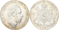 KARL XV (1859-1872). 4 riksdaler riksmynt 1869