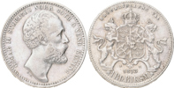 OSKAR II (1872-1907). Riksdaler riksmynt 1873