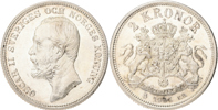 OSKAR II (1872-1907). 2 kronor 1904