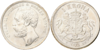 OSKAR II (1872-1907). Krona 1875