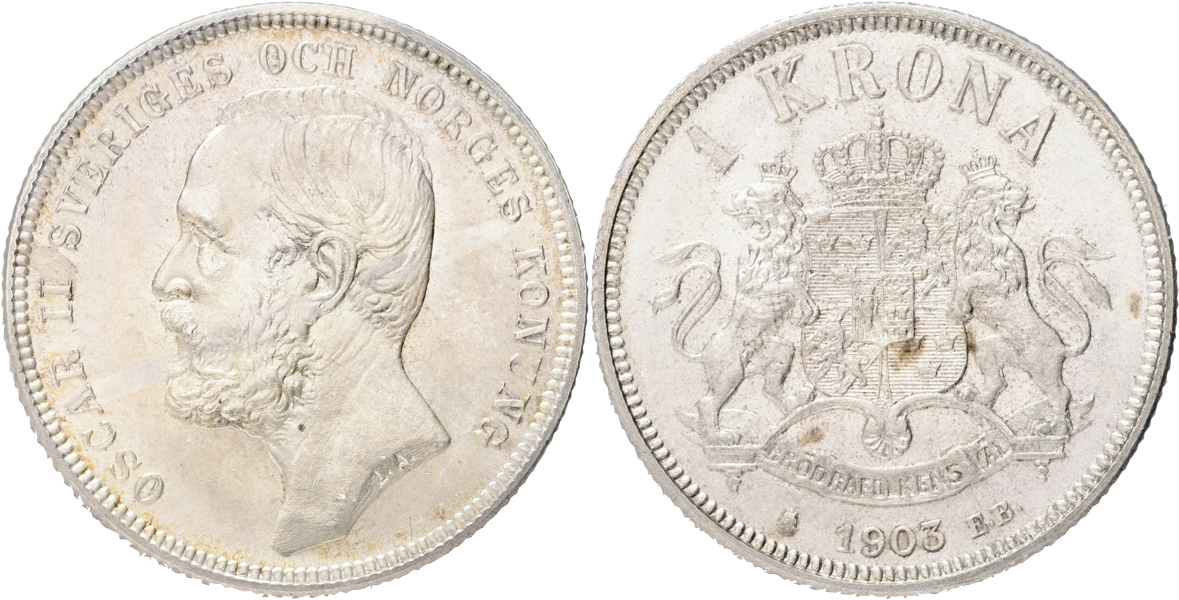 OSKAR II (1872-1907). Krona 1903