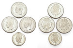 GUSTAV V (1907-1950). Lot of 4