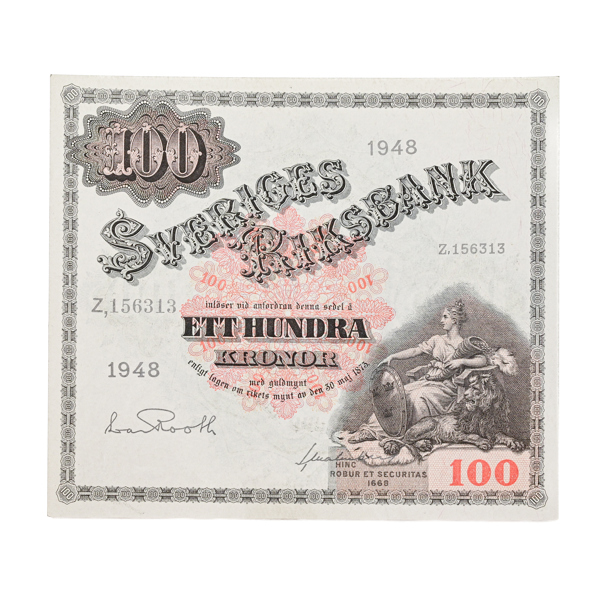100 kronor 1948