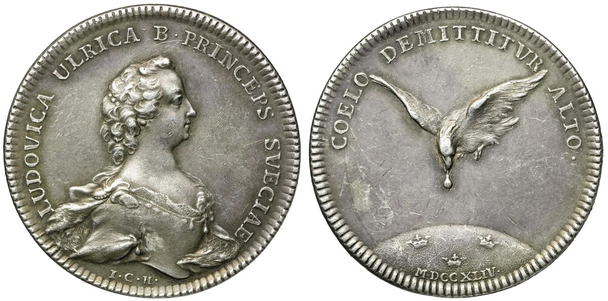 Kronprinsessan Lovisa Ulrikas ankomst till Sverige 1744