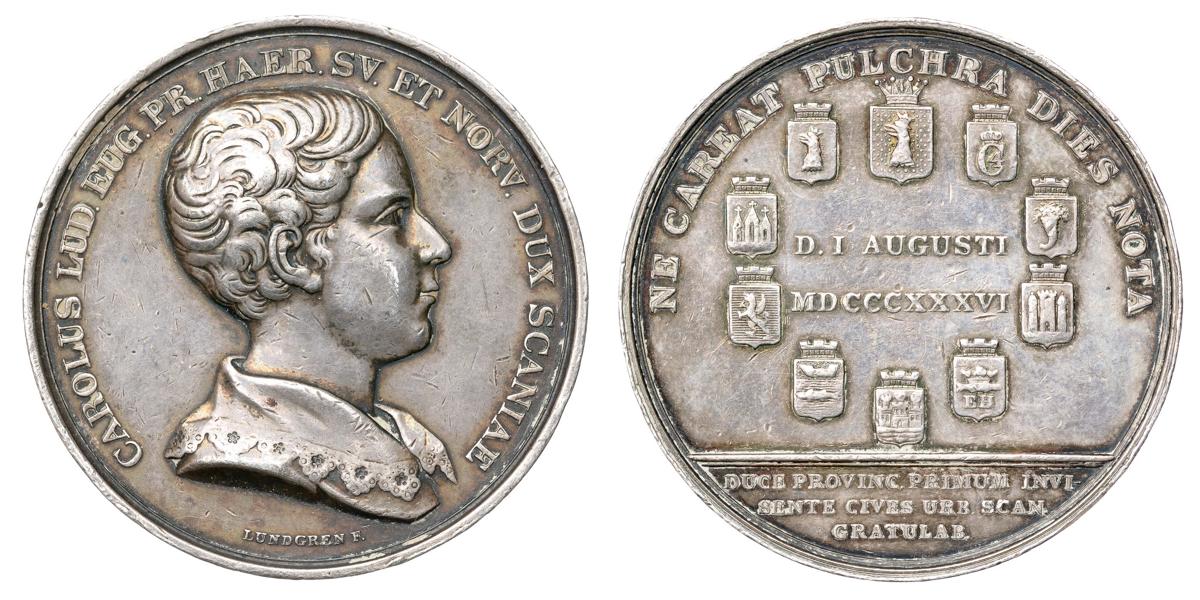 Prins Karls första besök i Skåne 1836