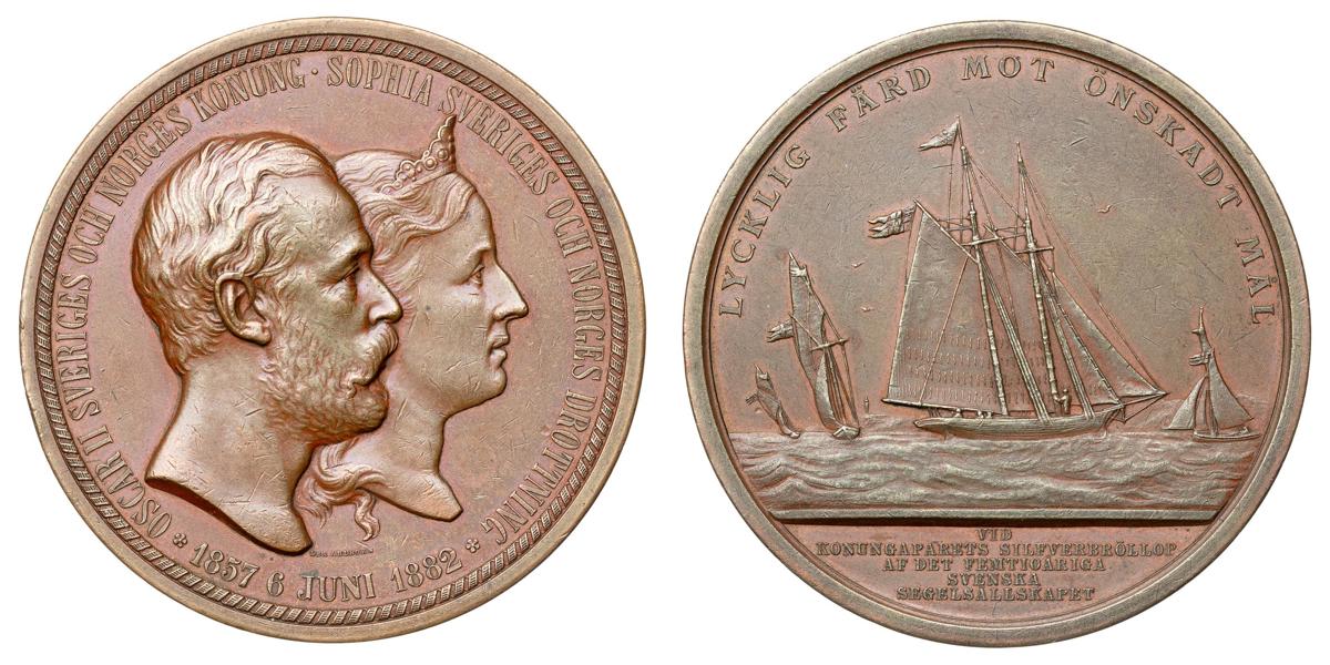 Oskar II. Kungaparets silverbröllop 1882