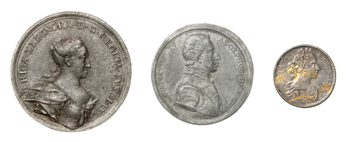 Kungliga medaljer. Lot of 3.