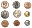 Kungliga medaljer. Lot of 9.