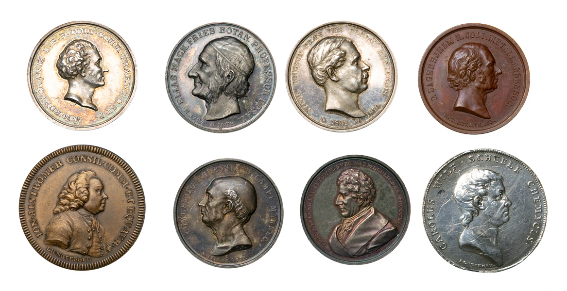 Vetenskapsakademien. Lot of 8