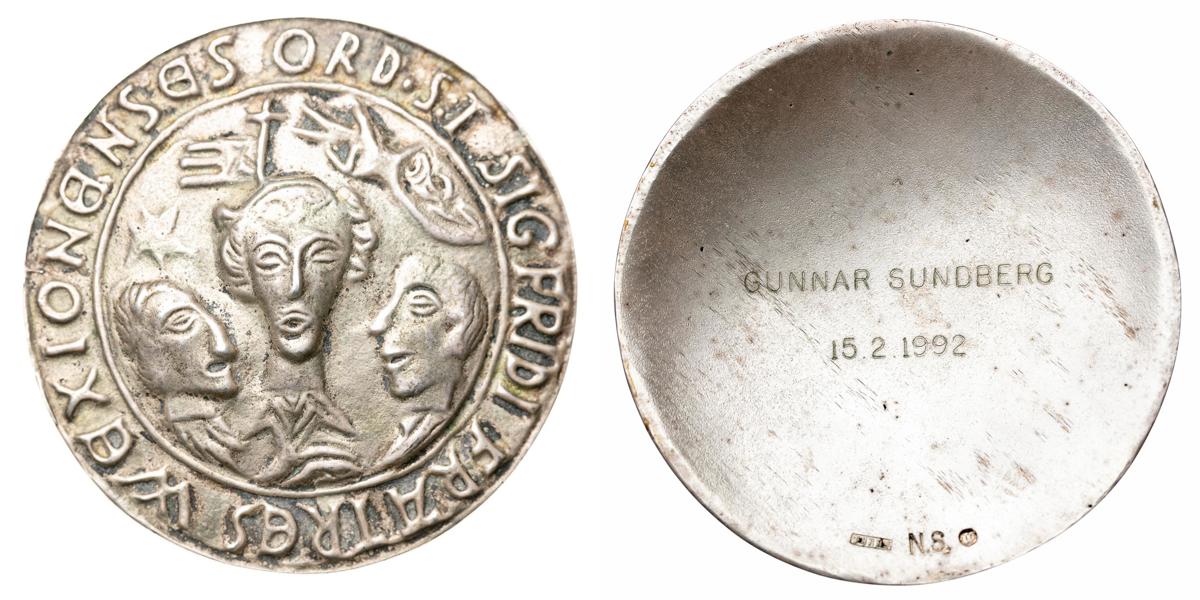 Oidentifierad medalj 