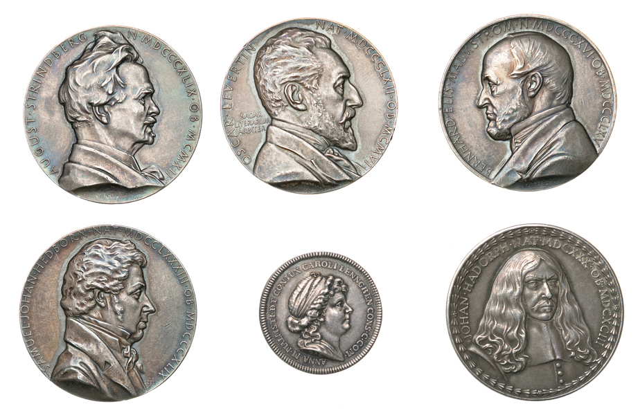 Svenska akademien. Lot of 6