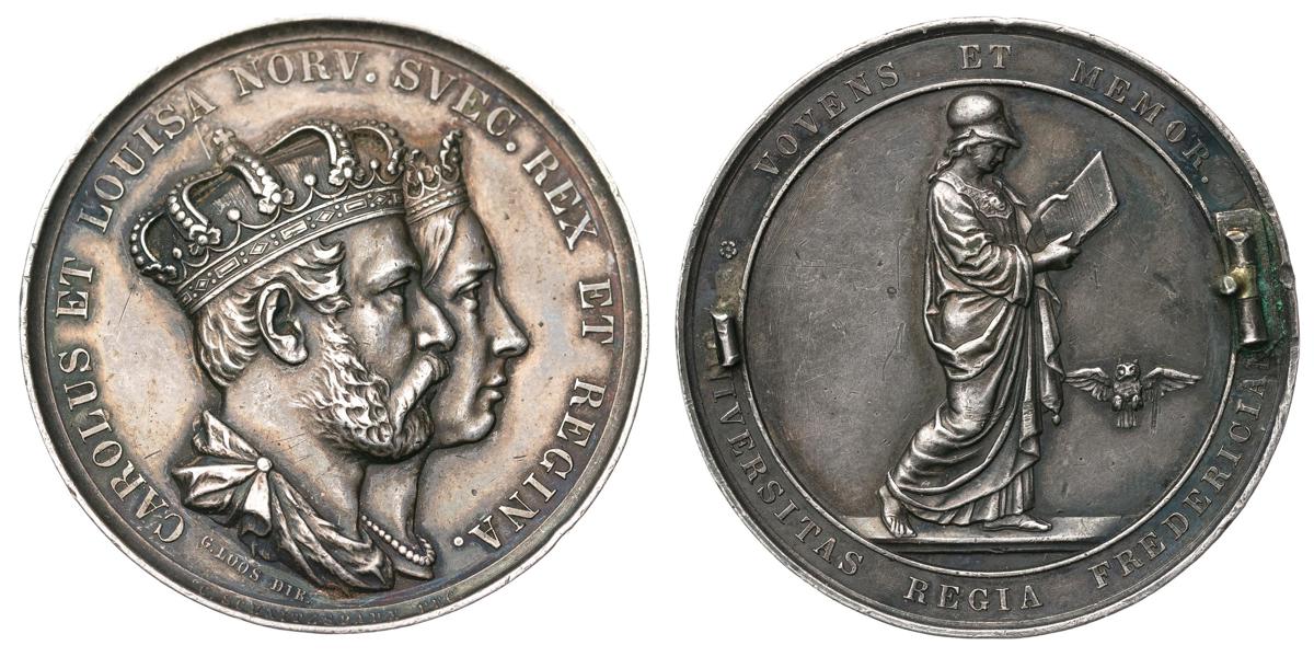 Karl XV. Kungaparets kröning i Trondheims domkyrka 1860