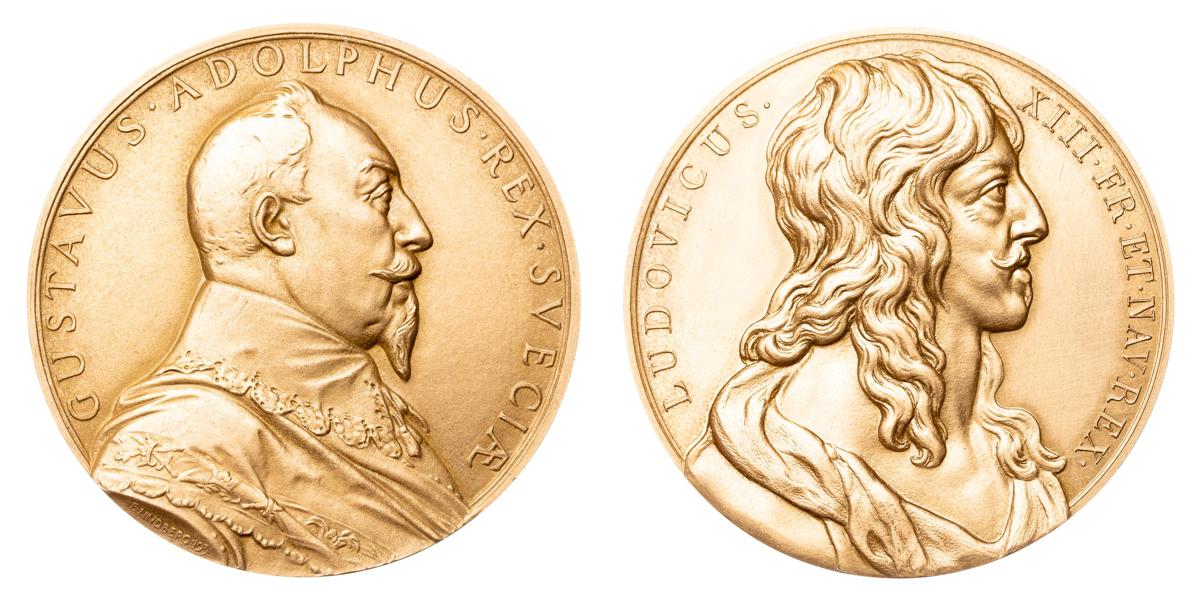 Gustav II Adolf och Ludvig XIII av Frankrike