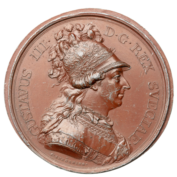 Gustav III. Kungen återvänder från kurorten Aachen 1791. 