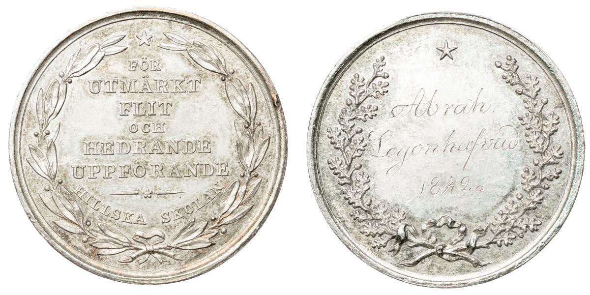 Karl XIV Johan. Hillska skolan i Stockholm