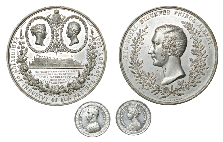 England. Tennmedaljer. Lot of 4