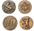 Kungliga medaljer. Lot of 4