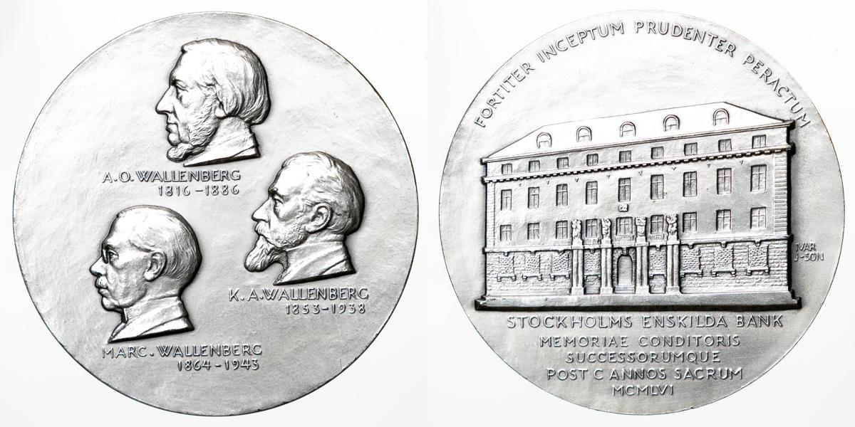 Wallenberg, A.O., K. A. och M. Stockholms Enskilda Bank 100 år 1956