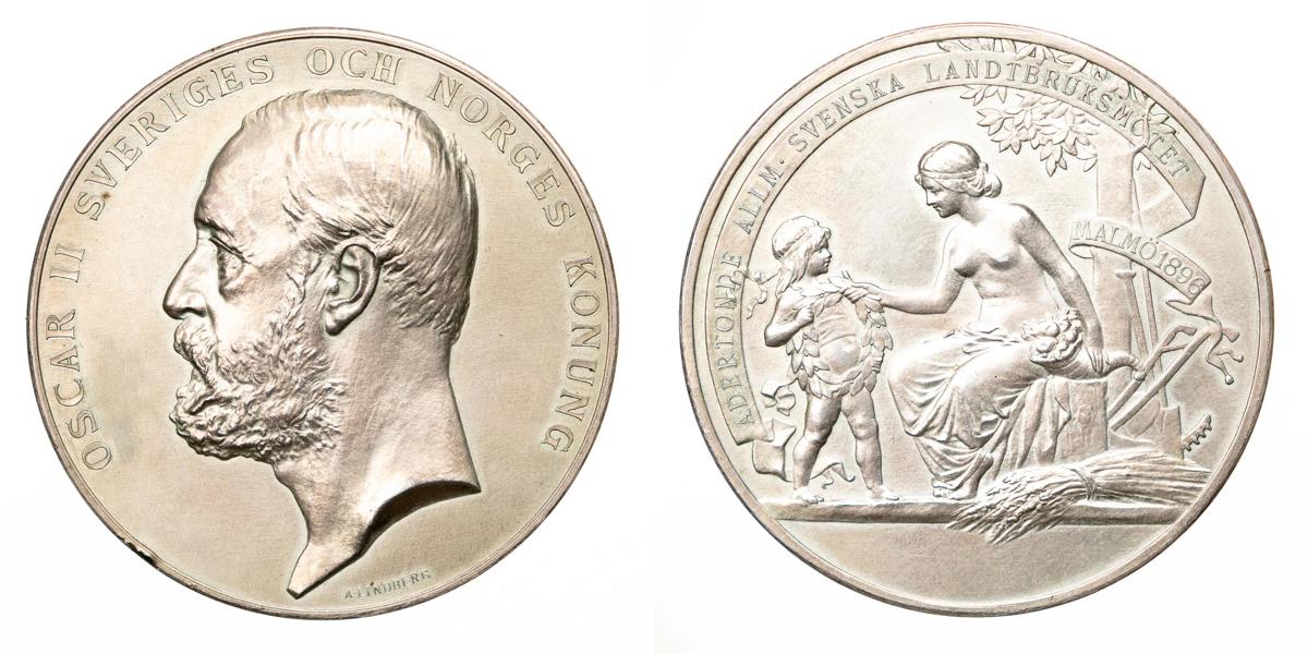 Oskar II. Svenska lantbruksmötet i Malmö 1896