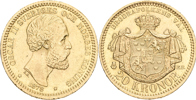 OSKAR II (1872-1907). 20 kronor 1878