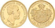 OSKAR II (1872-1907). 20 kronor 1889