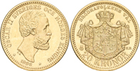 OSKAR II (1872-1907). 20 kronor 1898