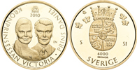 CARL XVI GUSTAF (1973 -). 4000 kronor 2010