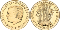 CARL XVI GUSTAF (1973 -). 1000 kronor 1988