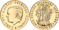 CARL XVI GUSTAF (1973 -). 1000 kronor 1988