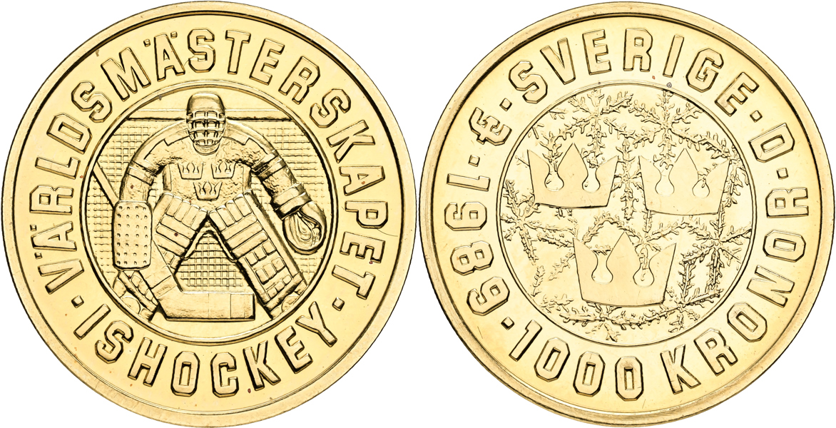 CARL XVI GUSTAF (1973 -). 1000 kronor 1989