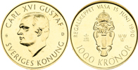 CARL XVI GUSTAF (1973 -). 1000 kronor 1990
