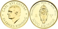 CARL XVI GUSTAF (1973 -). 1000 kronor 1990