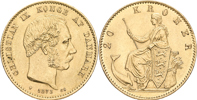 DANMARK / DENMARK. 20 kroner 1873