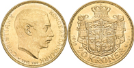 DANMARK / DENMARK. 20 kroner 1915