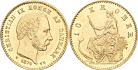 DANMARK / DENMARK. 10 kroner 1874