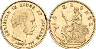 DANMARK / DENMARK. 10 kroner 1900