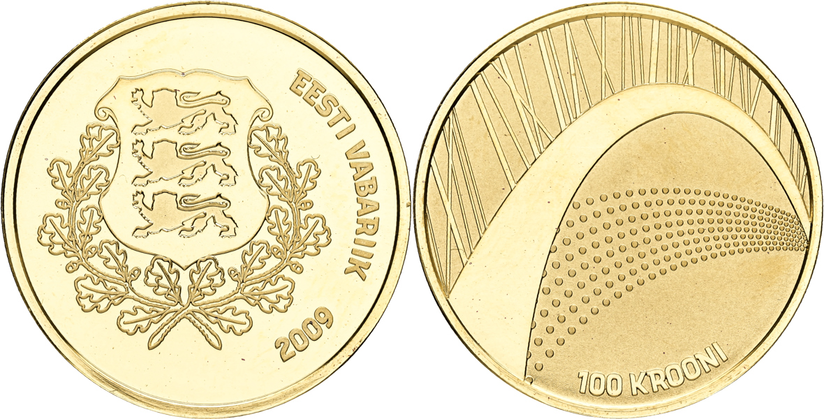 ESTLAND / ESTONIA. 100 krooni 2009