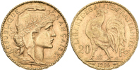 FRANKRIKE / FRANCE. 20 francs 1906