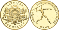 LETTLAND / LATVIA. 10 latu 1999