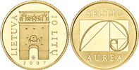 LITAUEN / LITHUANIA. 10 litu 2007