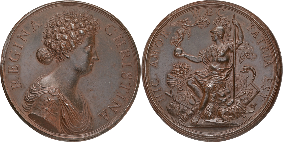 KRISTINA (1632-1654). Drottningens beslut att bosätta sig i Rom