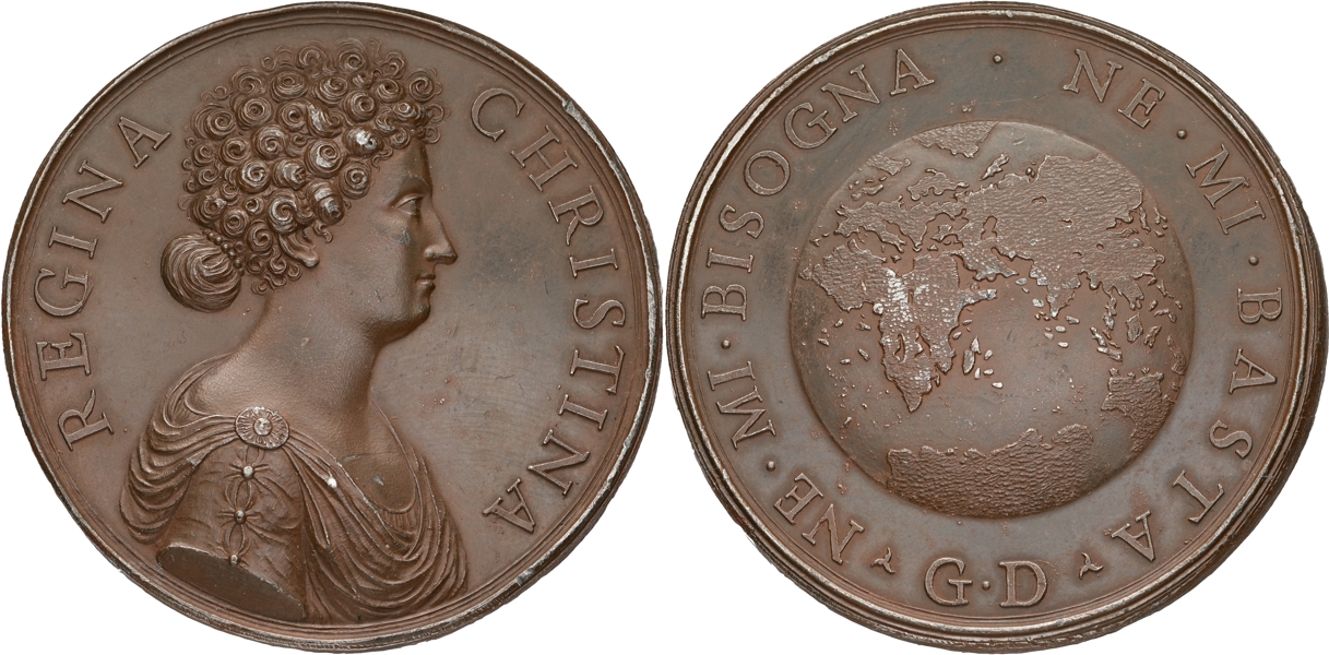 KRISTINA (1632-1654). Drottningens ringaktning