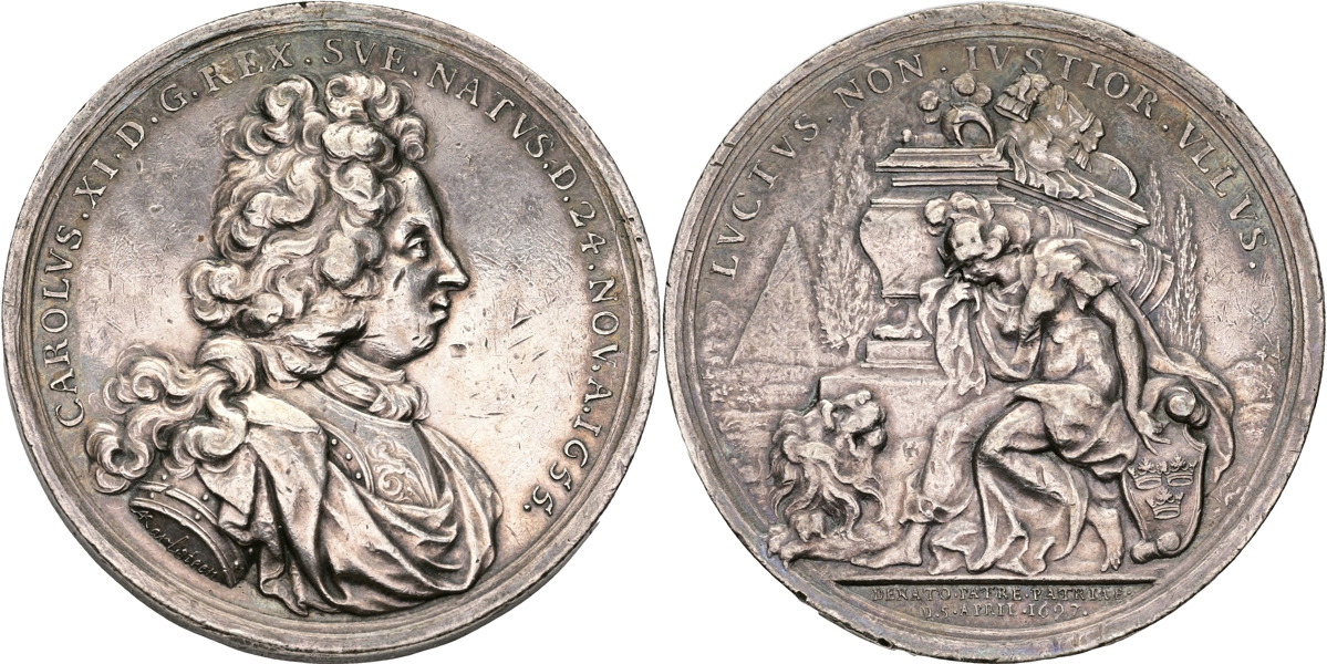 KARL XI (1660-1697). Kungens död och begravning