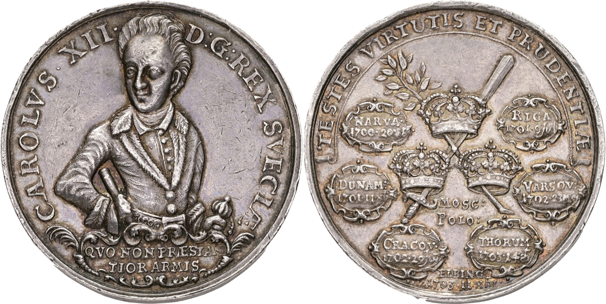 KARL XII (1697-1718). Kungens segrar