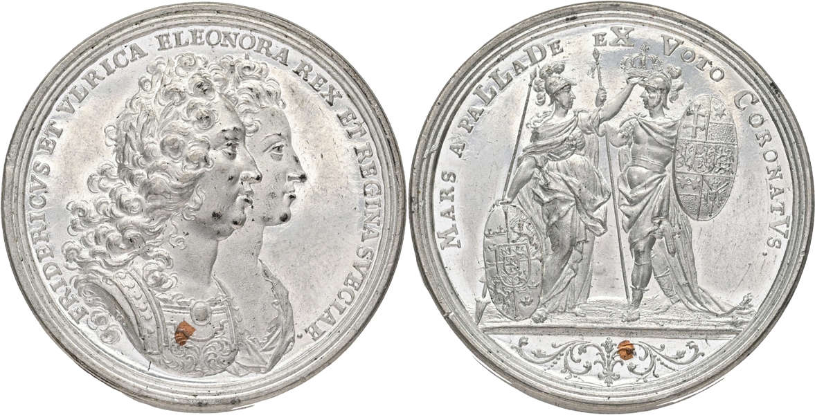 FREDRIK (1720-1751). Kungens kröning