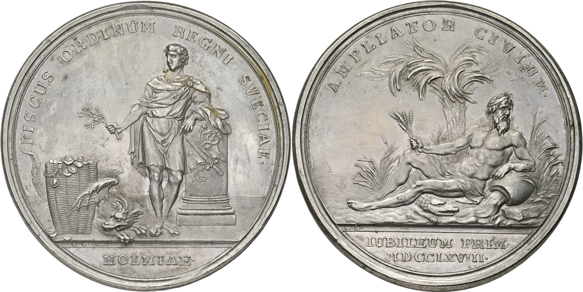 ADOLF FREDRIK (1751-1771). Riksbanken 100 år