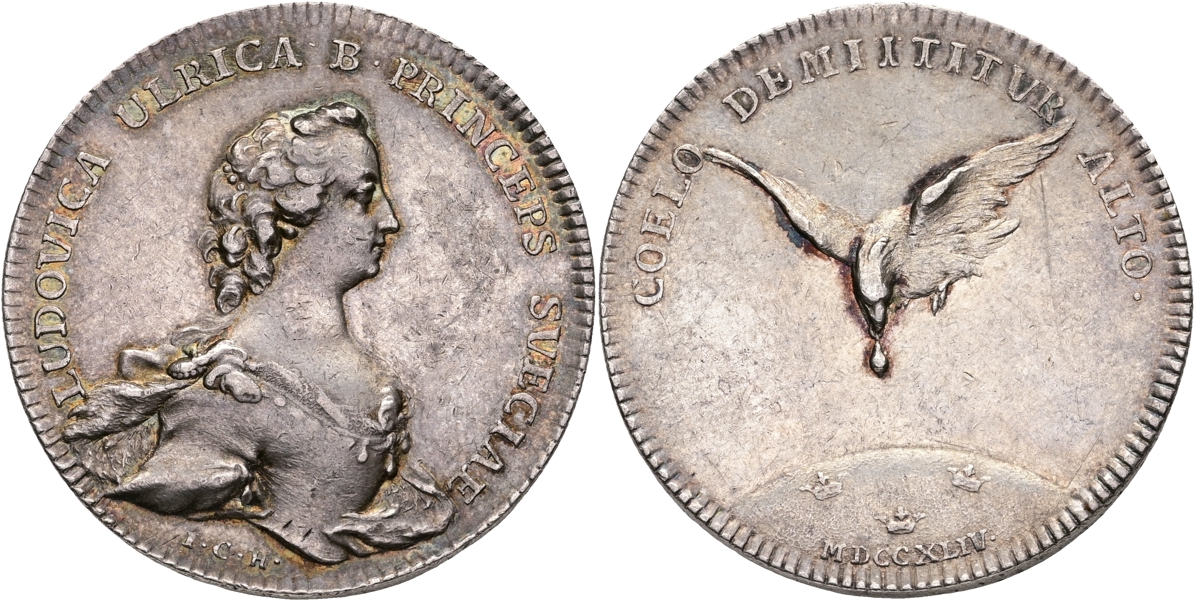 ADOLF FREDRIK (1751-1771). Lovisa Ulrikas ankomst till Sverige